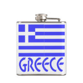 ギリシャ国旗 青 カスタマイズ フラスク (裏面)