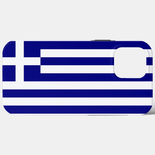 ギリシャ国旗 Case-Mate iPhoneケース (裏面 (横))