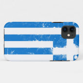 ギリシャ国旗 Case-Mate iPhoneケース (裏面(横))
