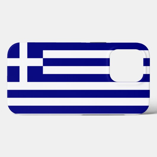 ギリシャ国旗 Case-Mate iPhoneケース (裏面 (横))