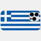 ギリシャ国旗 Case-Mate iPhoneケース (裏面 (横))