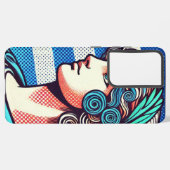 ギリシャ国旗 SAMSUNG GALAXYケース (左側面)