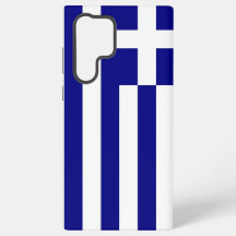 ギリシャ国旗 Samsung Galaxy S22 Ultra カバー