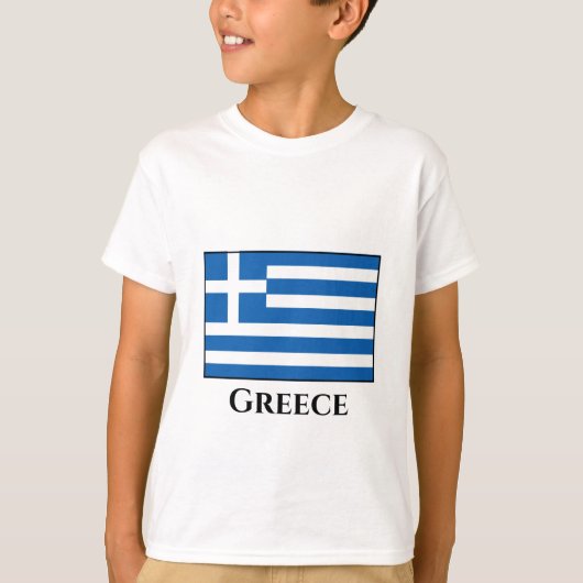 ギリシャ国旗 Tシャツ (正面)