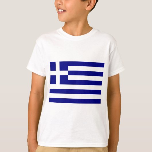 ギリシャ国旗 Tシャツ (正面)