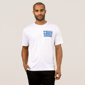 ギリシャ国旗 Tシャツ (正面フル)