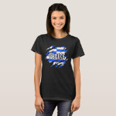 ギリシャ国旗 Tシャツ (正面フル)