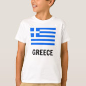 ギリシャ国旗 Tシャツ (正面)