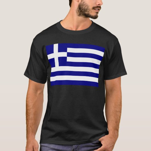 ギリシャ国旗 Tシャツ (正面)