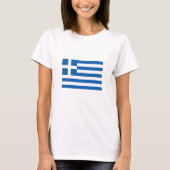 ギリシャ国旗 Tシャツ (正面)