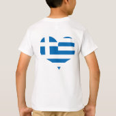ギリシャ国旗 Tシャツ (裏面)