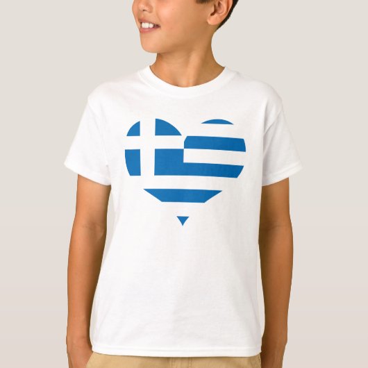 ギリシャ国旗 Tシャツ (正面)