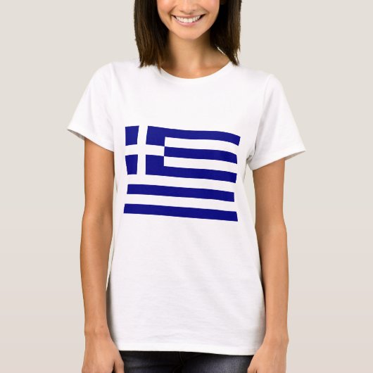 ギリシャ国旗 Tシャツ (正面)