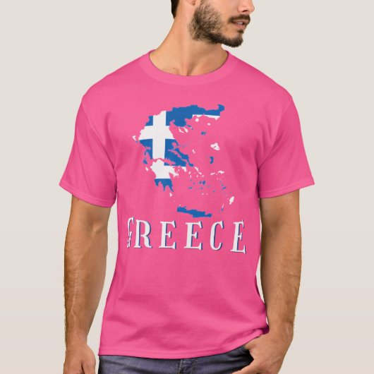 ギリシャ国旗 Tシャツ (正面)