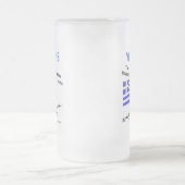 ギリシャ国旗Hellas BloodとOuzo フロストグラスビールジョッキ (中央)