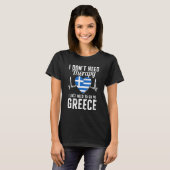 ギリシャ国旗Iギリシャ国旗Iバケーションギリシャ Tシャツ (正面フル)