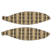 ギリシャ地中海のアラベスク模様ブラウン バスケットボール (パネル)