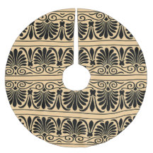 ギリシャ地中海のアラベスク模様ブラウン