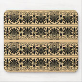 ギリシャ地中海のアラベスク模様ブラウン マウスパッド (正面)