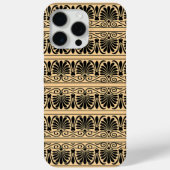 ギリシャ地中海のアラベスク模様ブラウン Case-Mate iPhoneケース (裏面)