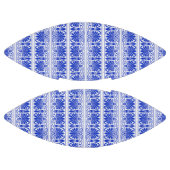 ギリシャ地中海のアラベスク模様ブルー アメリカンフットボール (パネル)