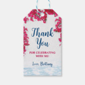 ギリシャ地中海のフローラメッセージカード ギフトタグ (正面)