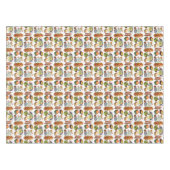 ギリシャ地中海のフーズプリントギリシャ料理 テーブルクロス (正面(横))