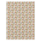 ギリシャ地中海のフーズプリントギリシャ料理 テーブルクロス (正面)