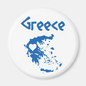 ギリシャ地図マグネット マグネット (正面)