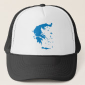 ギリシャ地図 キャップ (正面)