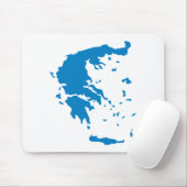 ギリシャ地図 マウスパッド (マウス)