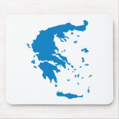 ギリシャ地図 マウスパッド (正面)