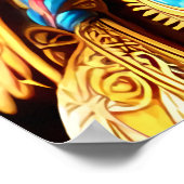 ギリシャ女神アテナのポートレート | AI Art ポスター (角)