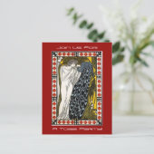 ギリシャ女神トガパーティの招待状PCおもしろい シーズンポストカード (スタンド正面)