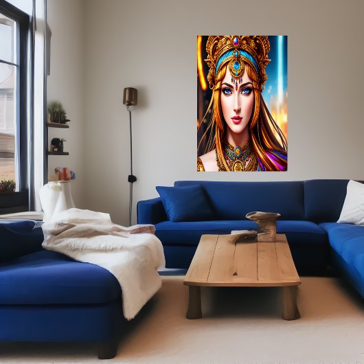 ギリシャ女神ヘラのポートレート | AIアートポスター ポスター