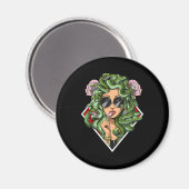 ギリシャ女神メドゥーサ マグネット (正面/裏面)