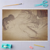 ギリシャ家具デコページ紙 薄葉紙 (クラフト)