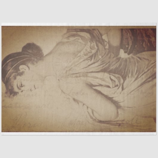 ギリシャ家具デコページ紙 薄葉紙 (正面)