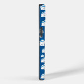 ギリシャ島サントリーニブルードームチャーチモノグラム Case-Mate iPhoneケース (裏面 / 右)