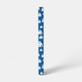 ギリシャ島サントリーニブルードームチャーチモノグラム SAMSUNG GALAXYケース (左側面)