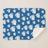 ギリシャ島サントリーニブルードームチャーチ シェルパブランケット (正面(横))