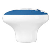 ギリシャ島サントリーニブルードームチャーチ セラミックノブ (側面)