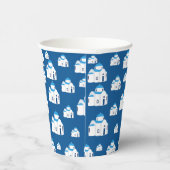 ギリシャ島サントリーニブルードームチャーチ 紙コップ (右)