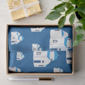 ギリシャ島サントリーニブルードームチャーチ 薄葉紙 (ギフト)