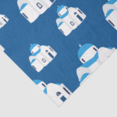 ギリシャ島サントリーニブルードームチャーチ 薄葉紙 (詳細)