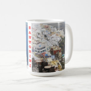 ギリシャ島サントリーニマグ コーヒーマグカップ