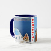 ギリシャ島サントリーニマグ マグカップ (正面左)