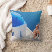 ギリシャ島サントリーニ クッション (ブランケット)