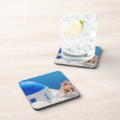 ギリシャ島サントリーニ コースター (右側)