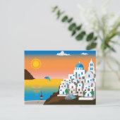 ギリシャ島 ポストカード (スタンド正面)